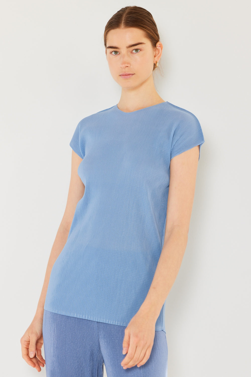 Marina West Swim Rib Pleated Cap Sleeve Top Apparel/Tops Marina West Swim Ship from USA TikTok Tops Trendsi USPS Walmart Walmart Apparel Trendsi https://www.cyberehub.com