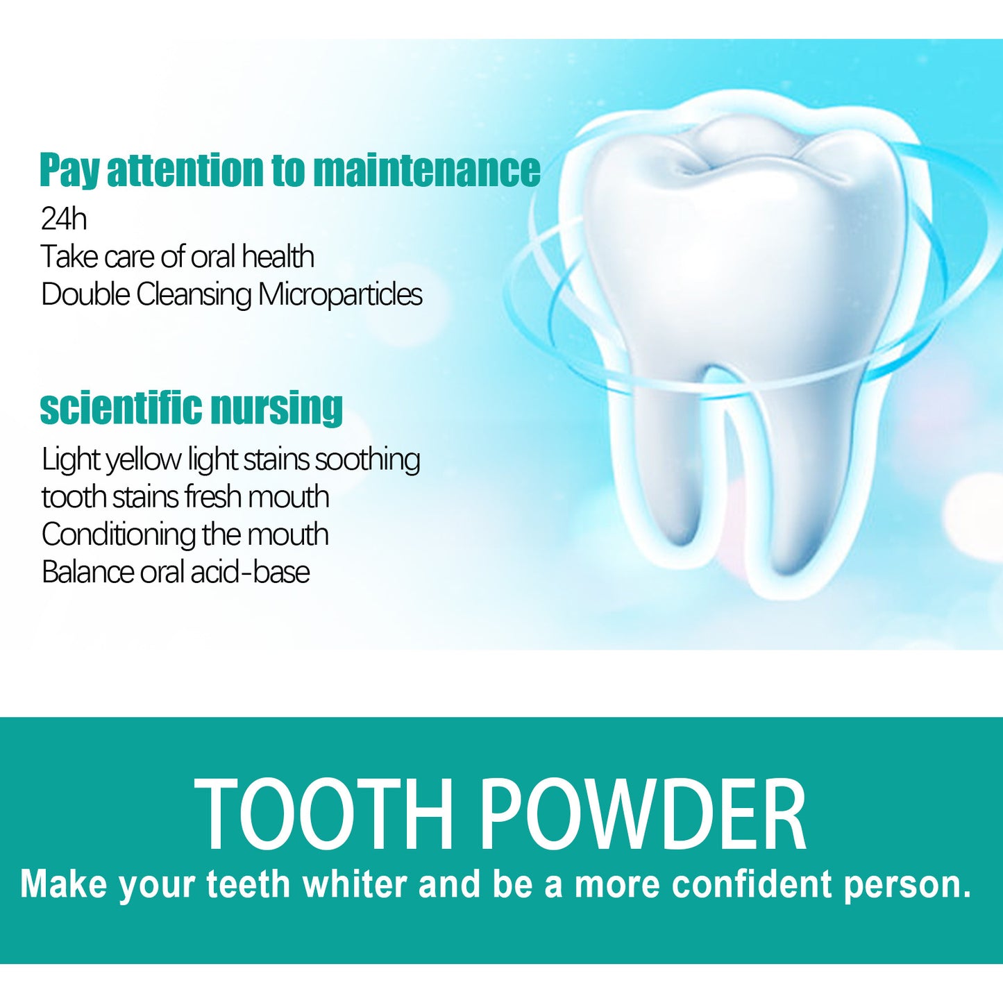 5 Day Whitening Tooth Powder, Clean Teeth Remove Dirt Plaque Fresh Mouth Clean Teeth Powder Health Eprolo https://www.cyberehub.com