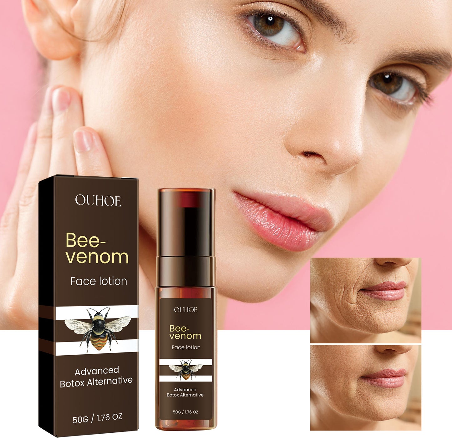 Bee-Venom Face Lotion, Fade Fine Neck Lines Around The Eyes Moist Firming Skin Filling Water Anti Aging Health Eprolo https://www.cyberehub.com