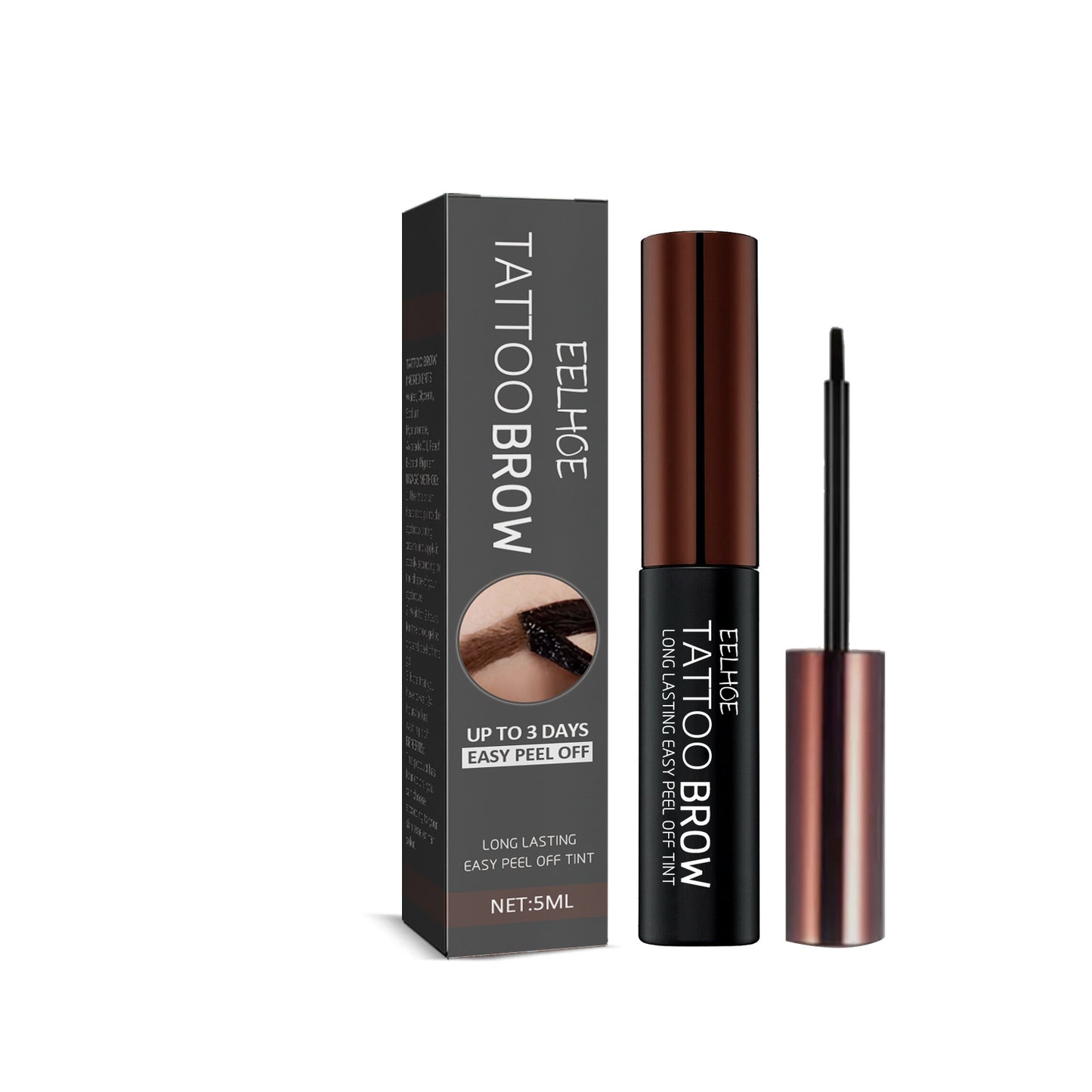 EELHOE Peel-off Eyebrow Dye Gel - Waterproof, Sweat-proof, Smudge-resistant For Creating Natural 3D Volumetric Brows Tattoo Gel Brown Health Beauty CJ USa USPS Muqe https://www.cyberehub.com