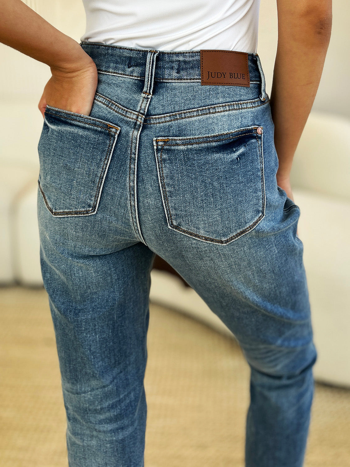 Judy Blue Full Size Mid Rise Rigid Magic Release Hem Jeans Bottoms Bottoms Clothing Judy Blue Ship from USA Women Trendsi https://www.cyberehub.com