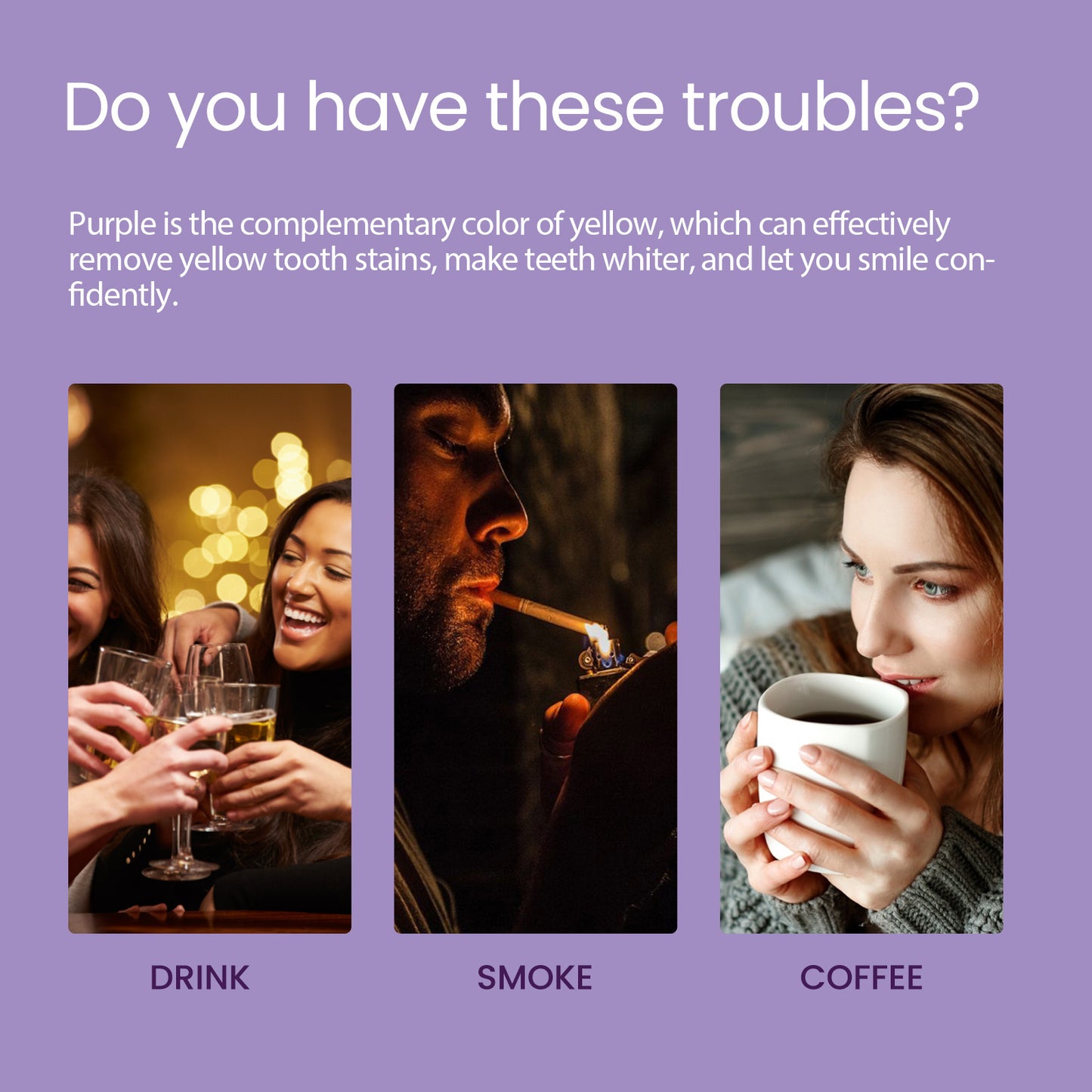 Purple Corrector, Clean Stains Whitening Teeth Care Gums Fresh Mouth Care Toothpaste Health Eprolo https://www.cyberehub.com