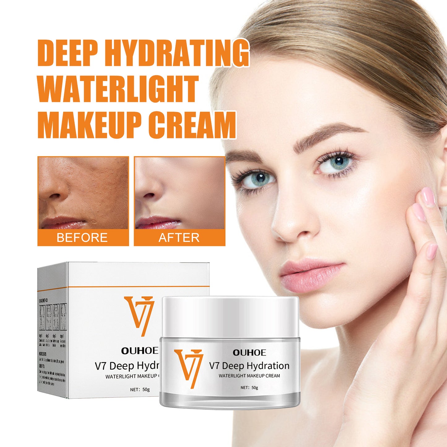 Moisturizing And Brightening Toning Cream, Moisturizing Face, Beauty, Rejuvenation, Moisturizing Cream, Brightening, Firming And Smoothing Cream Health & Beauty Health Eprolo https://www.cyberehub.com