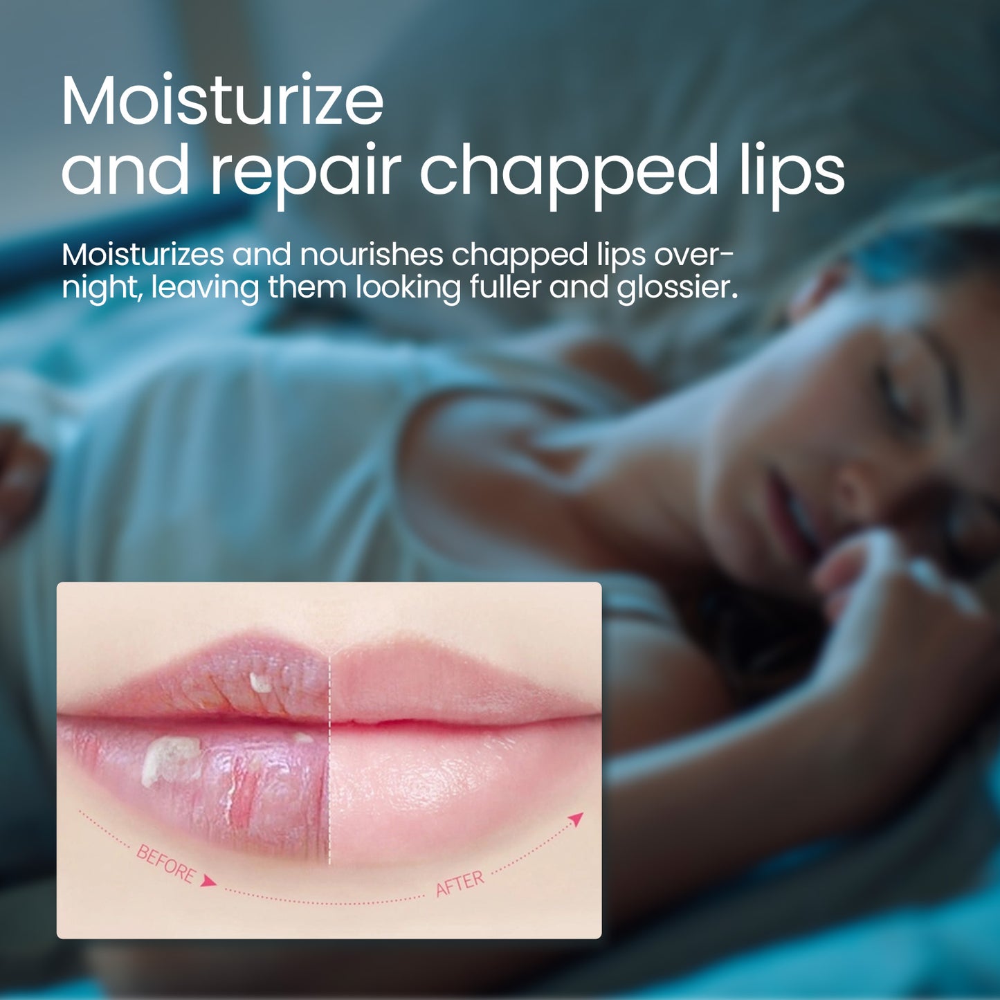 Lip Sleeping Mask, Moisturizing Gently Exfoliating Dead Skin Plump Smooth Lip Mask Health Eprolo https://www.cyberehub.com