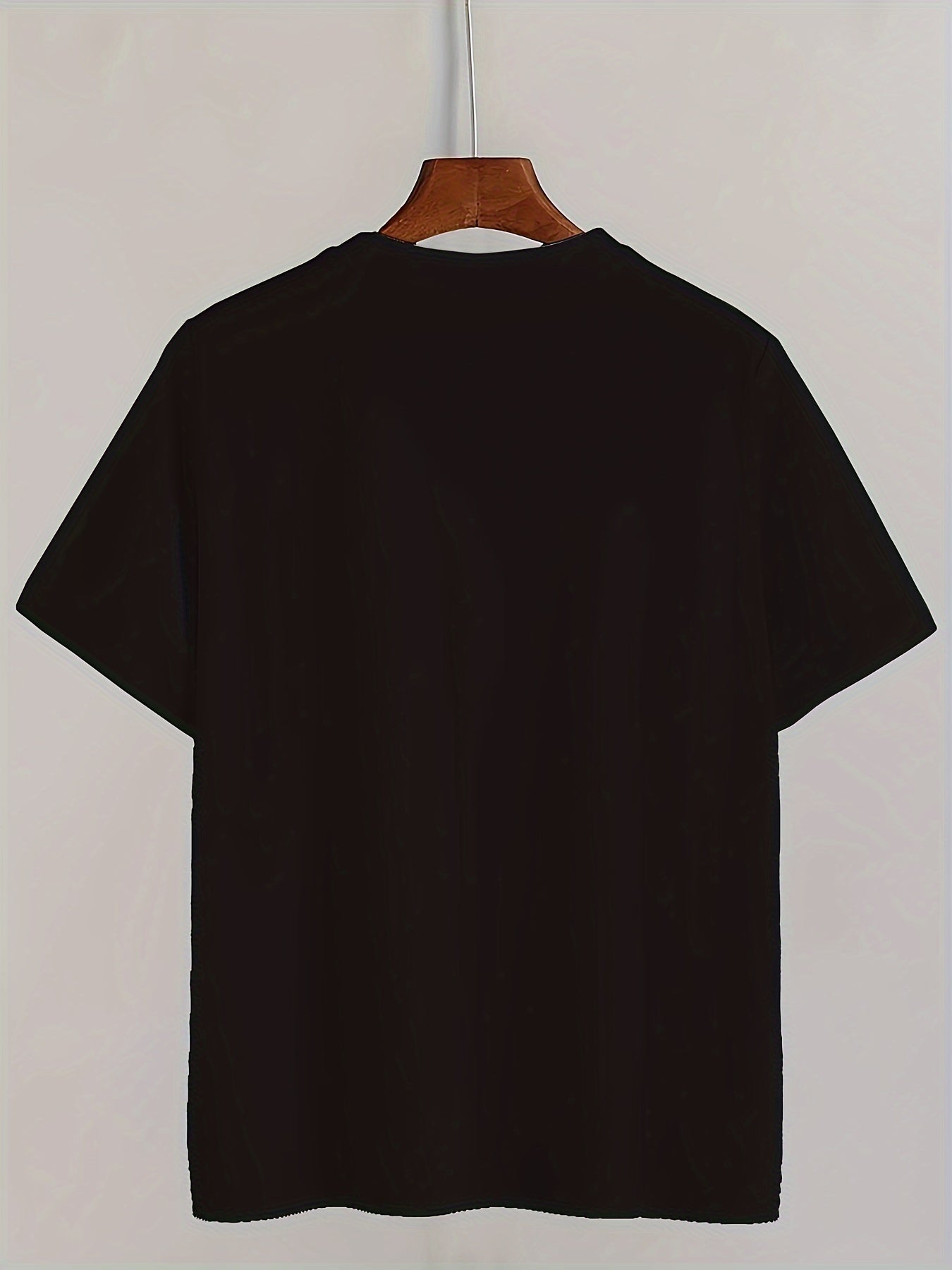 Men's Casual Round Neck T-shirt With Jesus Christ Pattern, Slightly Elastic, Regular Pattern, Geometric Pattern, Short Sleeved T-shirt, Suitable For Home, Travel And Street Wear Apparel/Shirt/Graphic Shirt SNULLO https://www.cyberehub.com