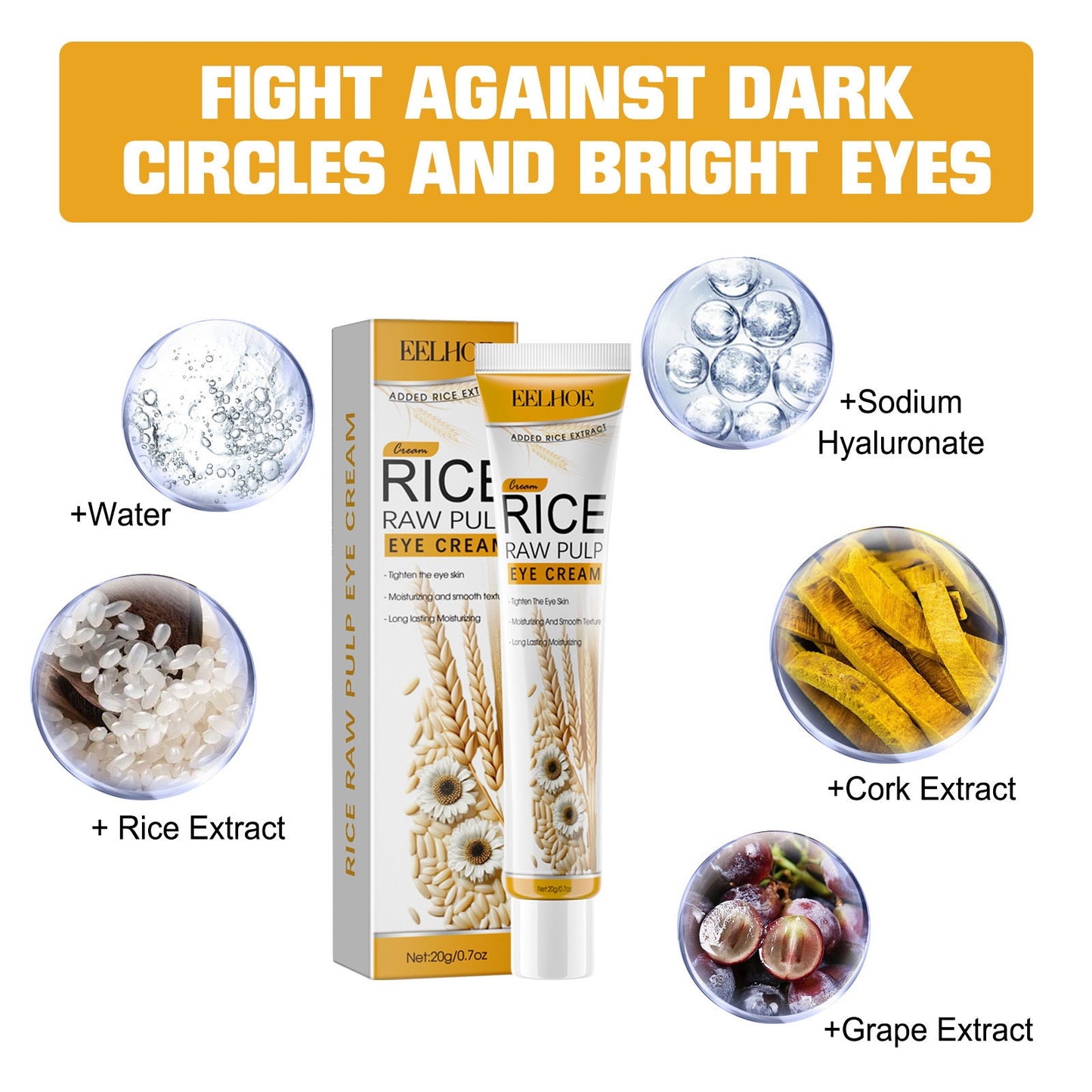 Moisturizing And Anti Wrinkle Eye Cream For Eye Care Health & Beauty Health & Beauty Under 10 UniversalMaax https://www.cyberehub.com