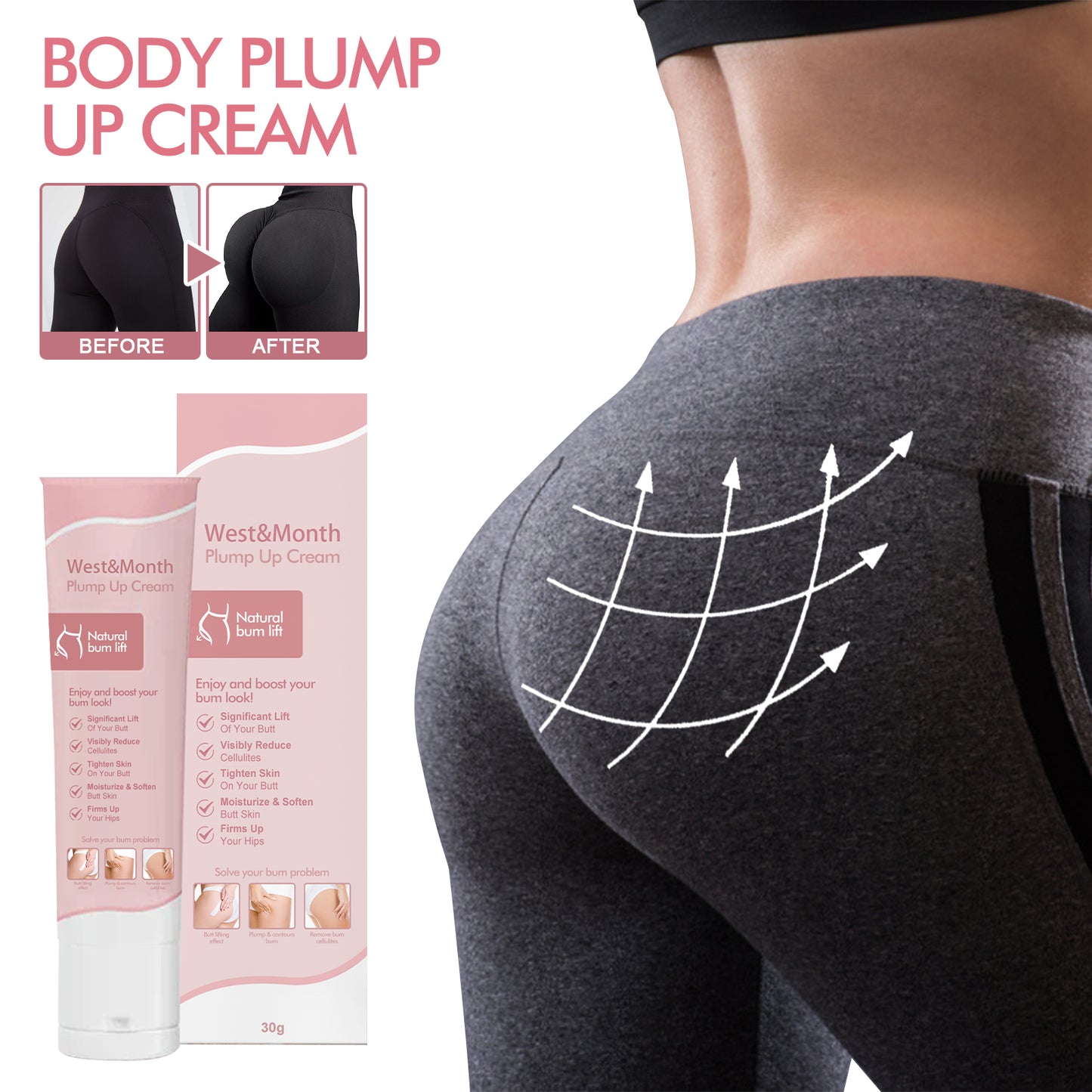 West&Mooth Body Plump Up Cream, Firming And Lifting Hips Highlights Curves And Volumizing Hips Cream Health Eprolo https://www.cyberehub.com