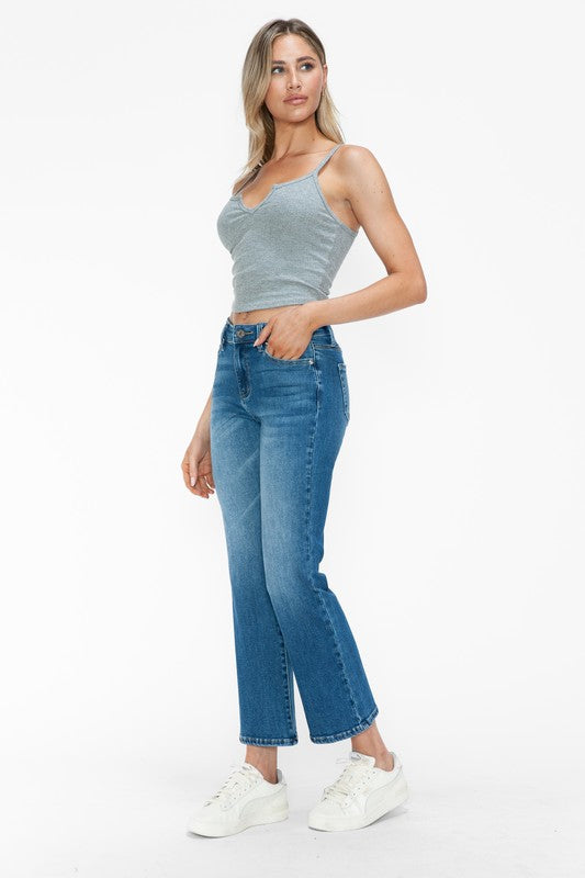 bytos Full Size Cat's Whiskers Mid Rise Ankle Jeans Apparel Apparel bytos Ship from USA TikTok Trendsi Trendsi https://www.cyberehub.com