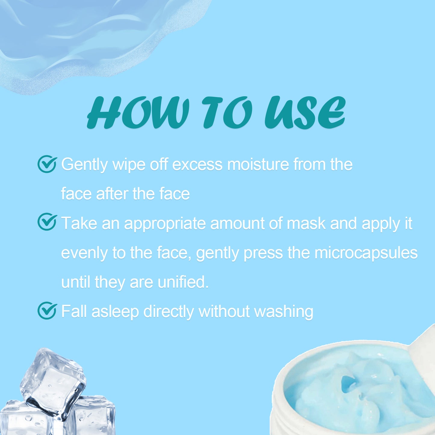 West&Month Radiant Sleep Facial Mask Deep Cleaning Pore Moisturizing Facial Mask Health Beauty CJ USa USPS Muqe https://www.cyberehub.com