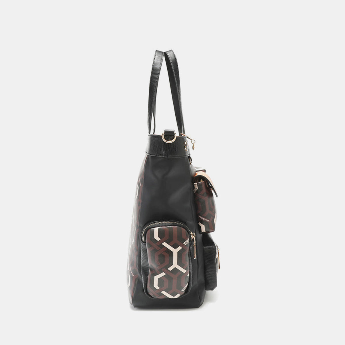 Nicole Lee USA Geometric Pattern Tote Bag Bag Bag Nicole Lee USA Ship from USA Women Trendsi https://www.cyberehub.com