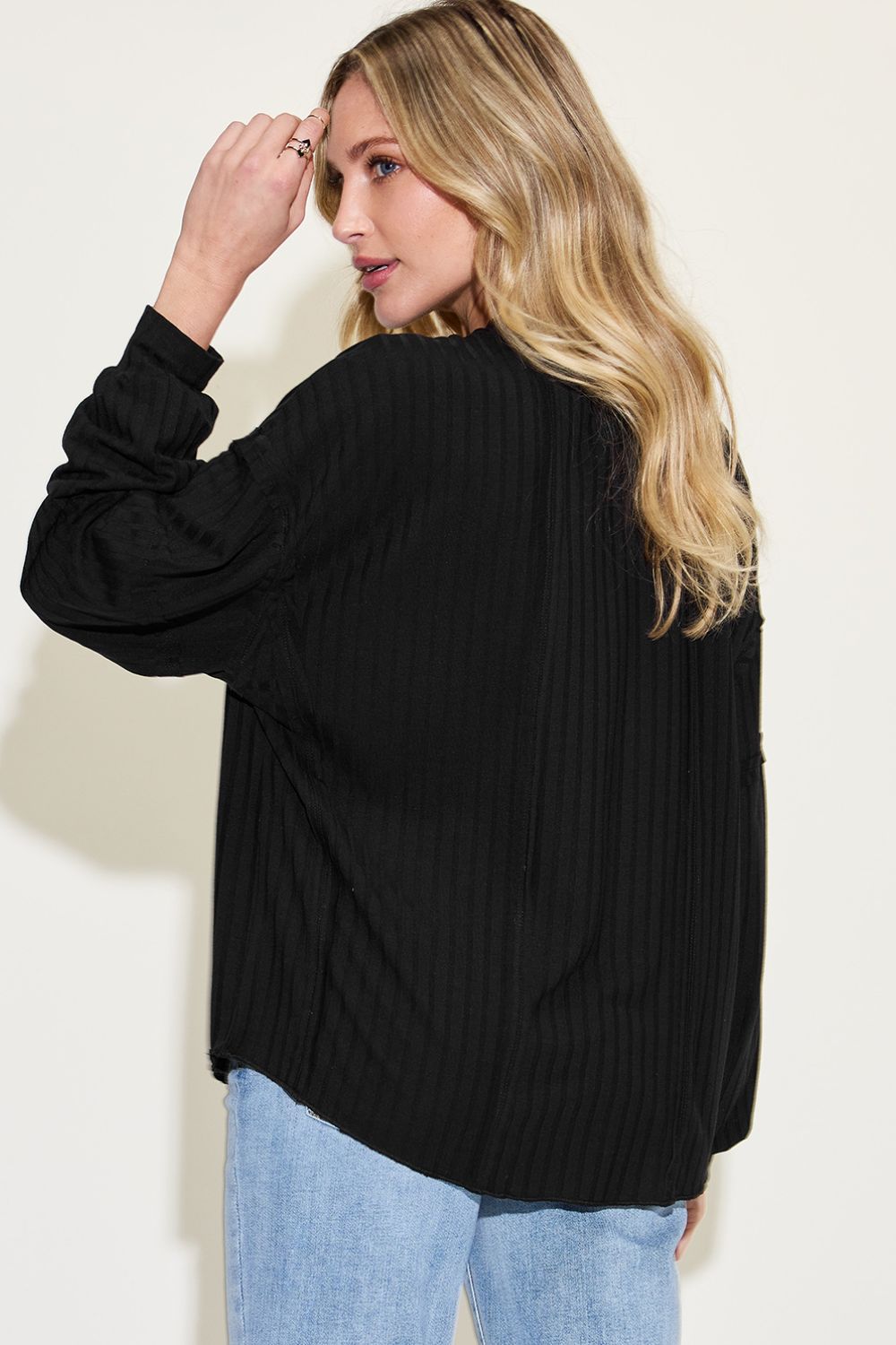 Basic Bae Full Size Ribbed Round Neck Long Sleeve T-Shirt Apparel/Tops Basic Bae Ship from USA TikTok Tops Trendsi USPS Walmart Walmart Apparel Trendsi https://www.cyberehub.com