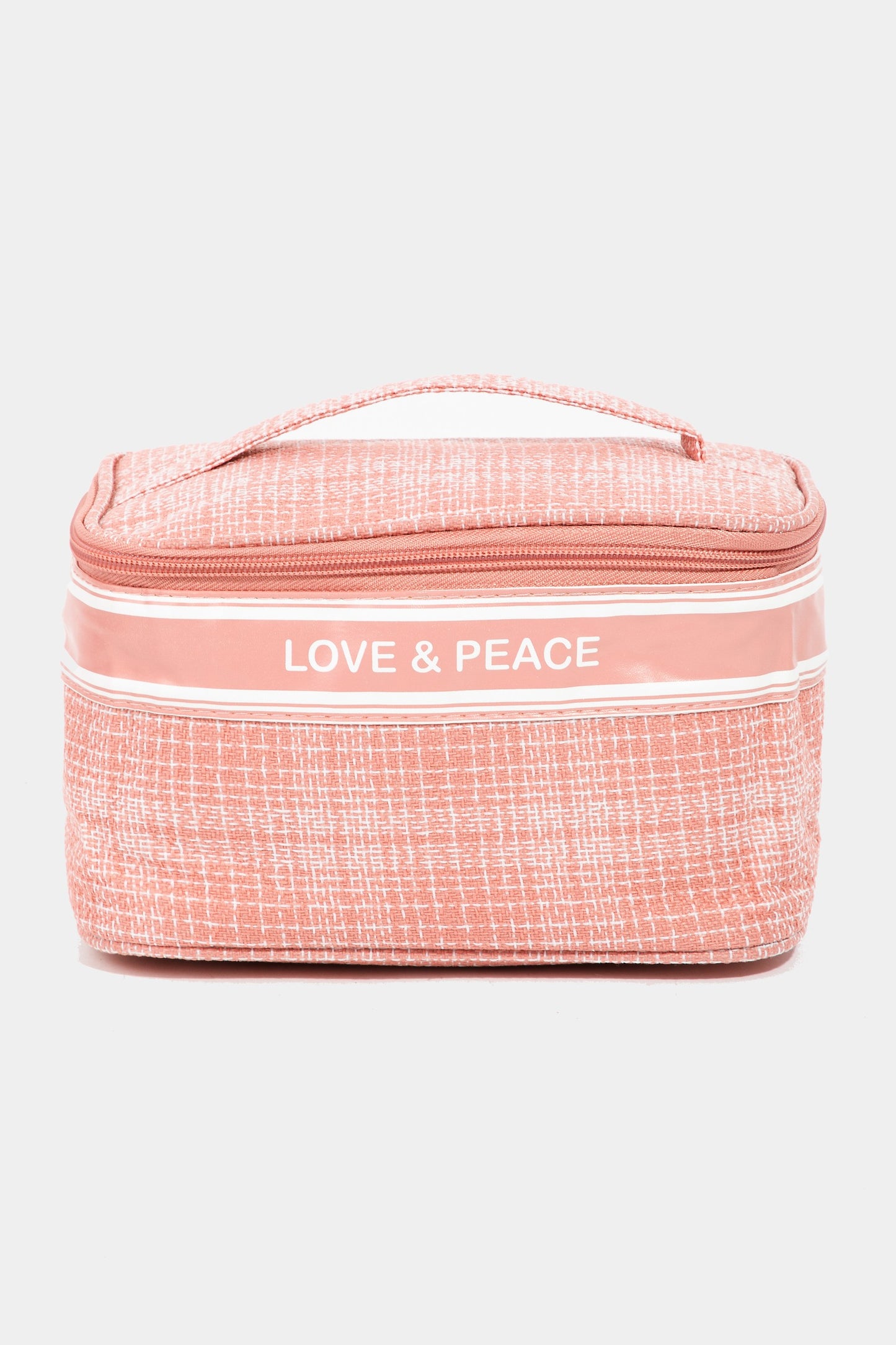 Fame Love & Peace Striped Handle Bag Pink One Size Fame Accessories Ship from USA TikTok USA Trendsi https://www.cyberehub.com