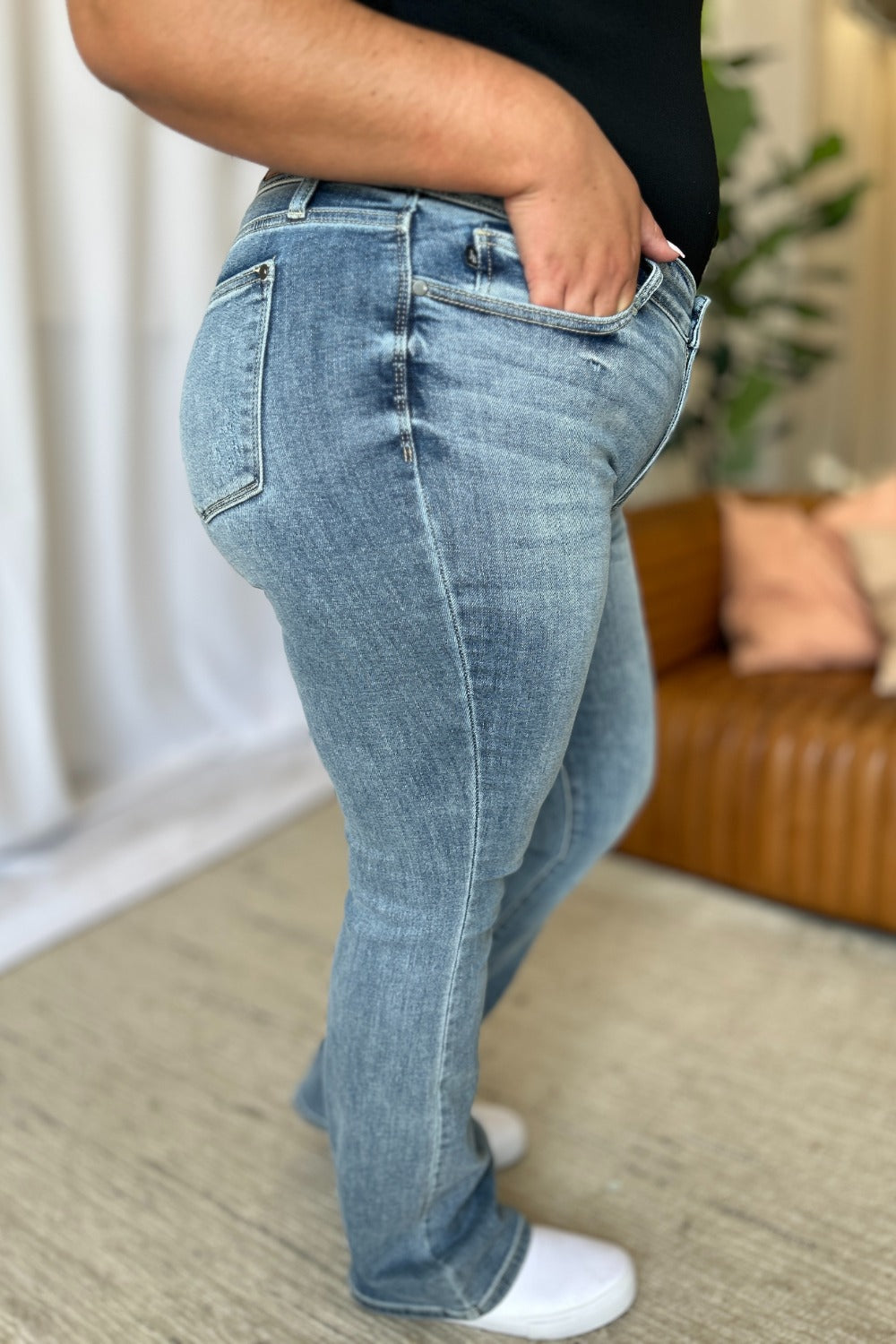 Judy Blue Full Size Medium Rise Bootcut Jeans Bottoms Bottoms Clothing Judy Blue Ship from USA Women Trendsi https://www.cyberehub.com