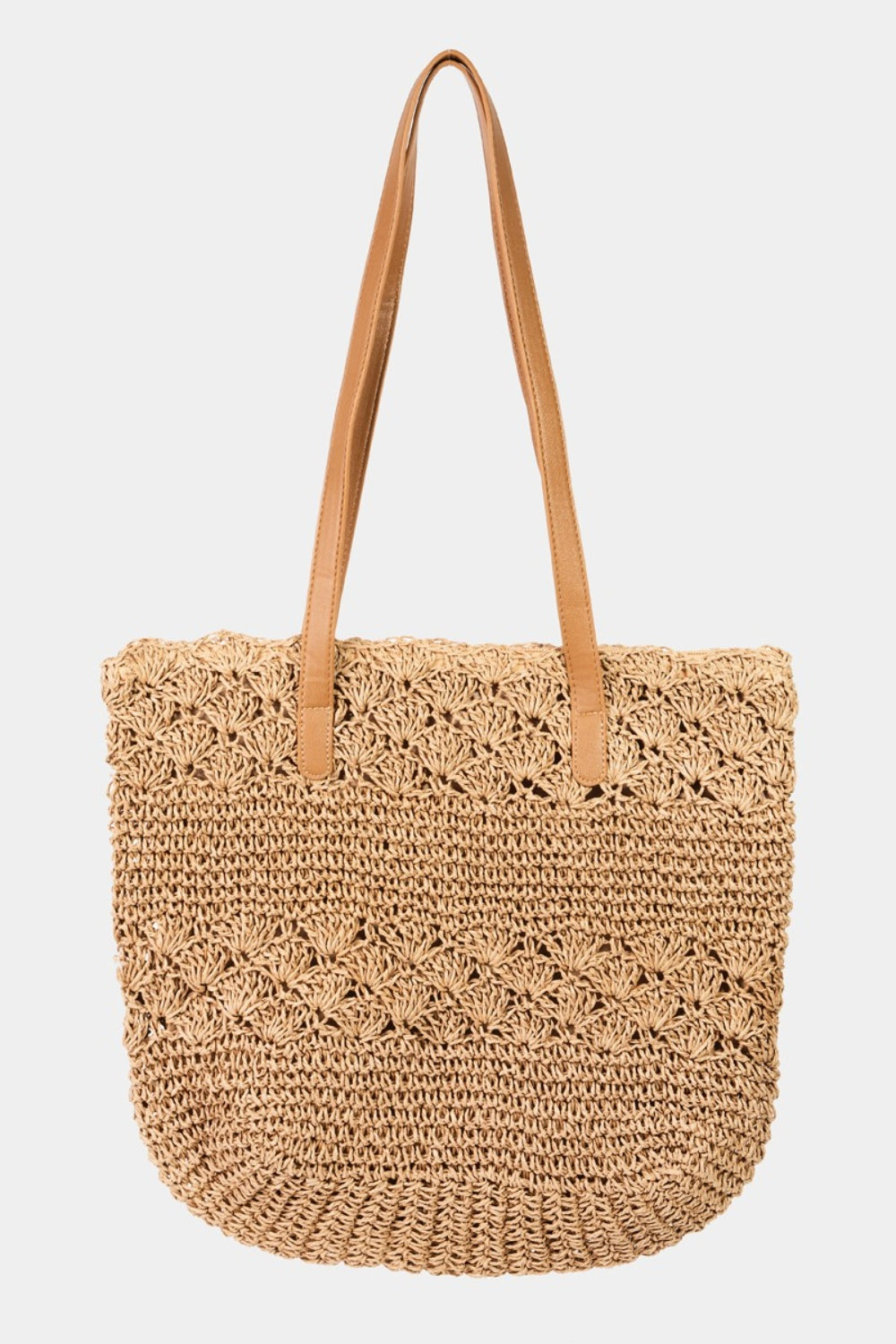 Fame Straw Braided Tote Bag KA One Size Fame Accessories Ship from USA TikTok USA Trendsi https://www.cyberehub.com
