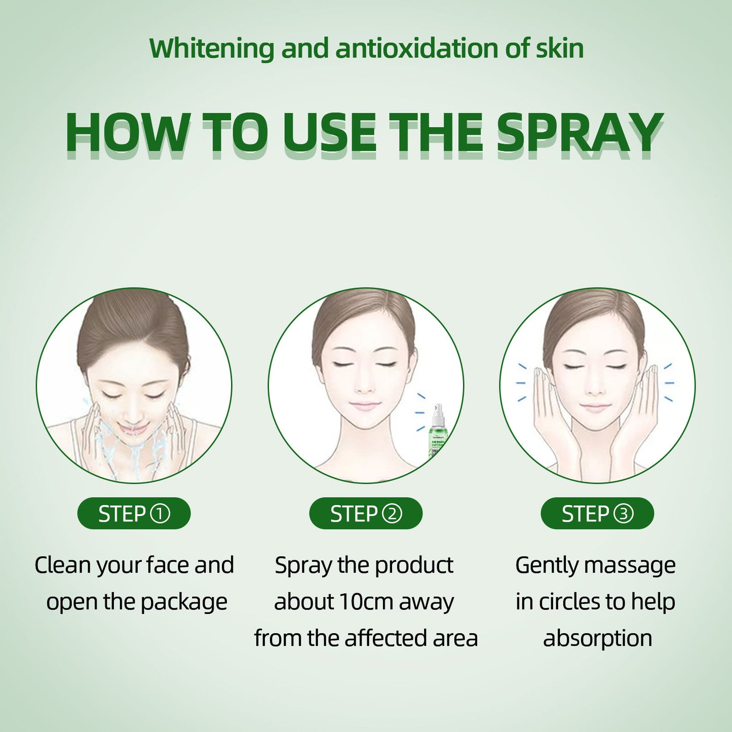 Green Tea Brightening Spot Water, Lightens Dark Pigment Brightening White Skin Brightening Complexion Toner Health Eprolo https://www.cyberehub.com