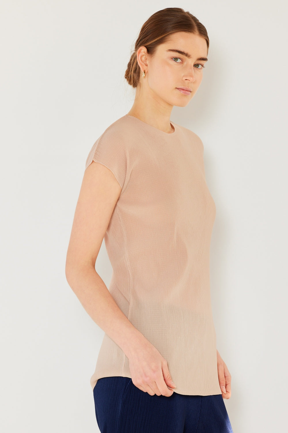 Marina West Swim Rib Pleated Cap Sleeve Top Beige Apparel/Tops Marina West Swim Ship from USA TikTok Tops Trendsi USPS Walmart Walmart Apparel Trendsi https://www.cyberehub.com
