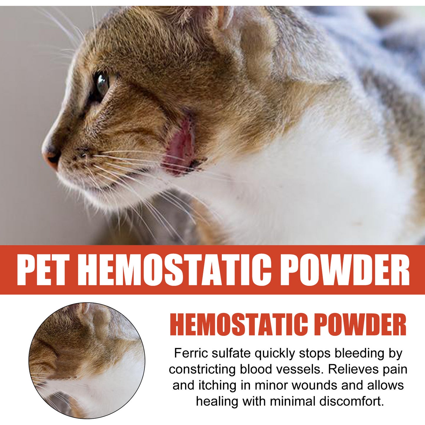 Yegbong Pet Hemostatic Powder, Skin Wound Cleaning Styptic Powder For Cats And Dogs Soothing Wound Healing Powder For Pets Pet Supplies Pet Eprolo https://www.cyberehub.com