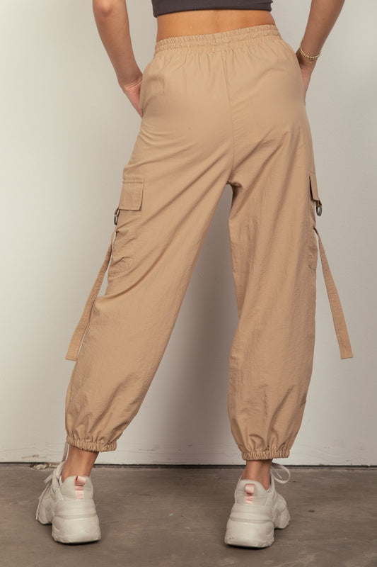VERY J Elastic Waist Woven Cargo Pants Bottoms Bottoms Clothing Ship from USA VERY J Women Trendsi https://www.cyberehub.com