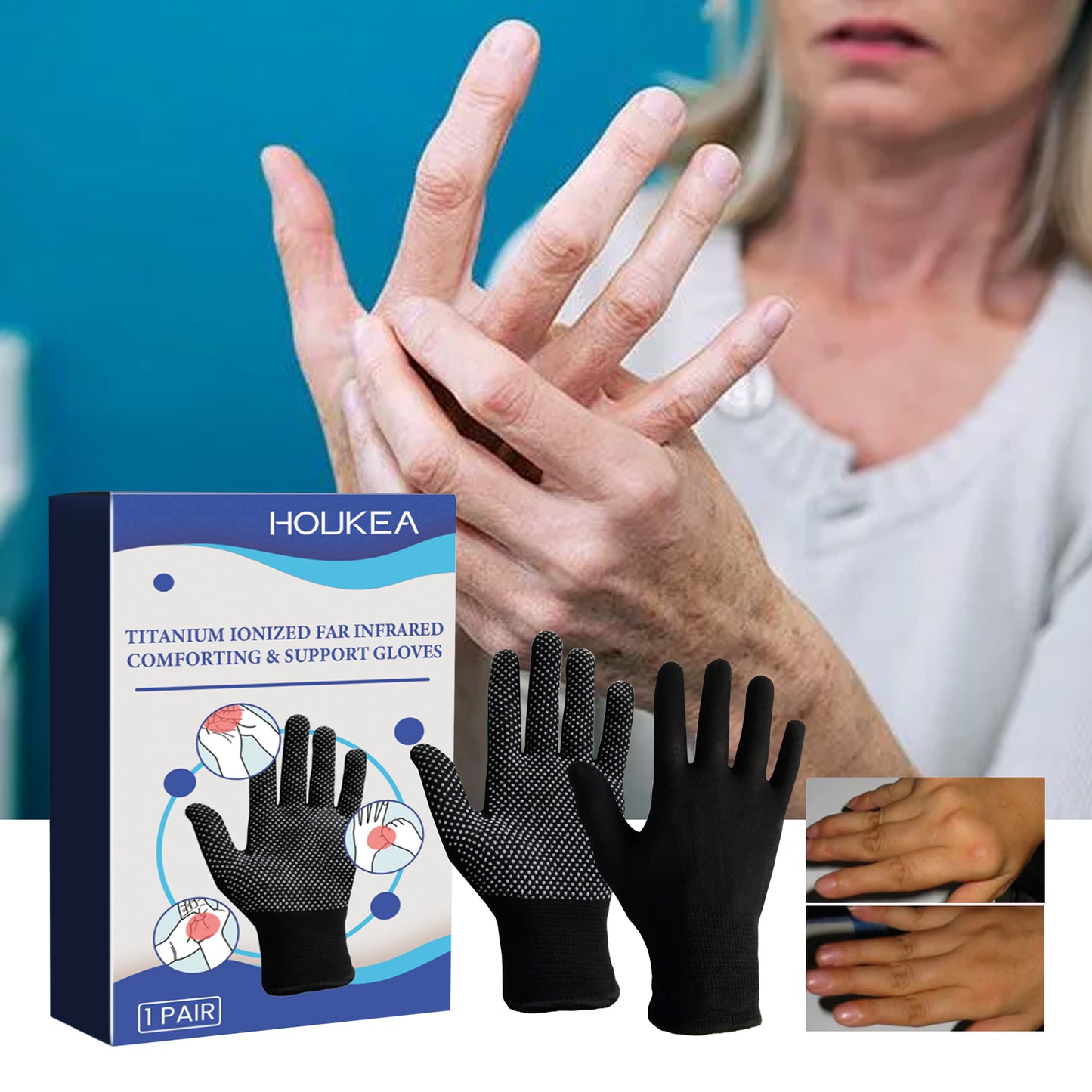HouKea Titanium Ionized Far Infrared Comforting & Support Gloves, Relief Wrist Thumb Joint Stiffness Soreness Swelling Wrist Gloves Health Eprolo https://www.cyberehub.com