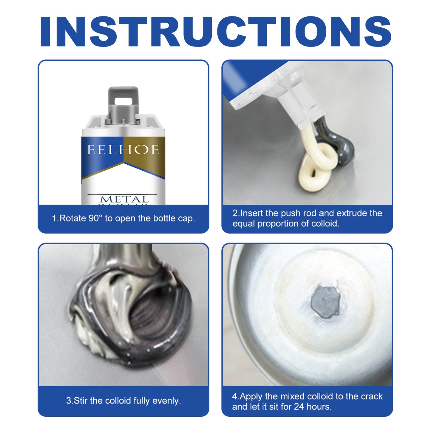 EELHOE Metal Repair Glue, Crack Filling And Leak Plugging Quick Dry Crack High Temperature Welding Metal Repair Agent Home & Garden Home Goods Eprolo https://www.cyberehub.com