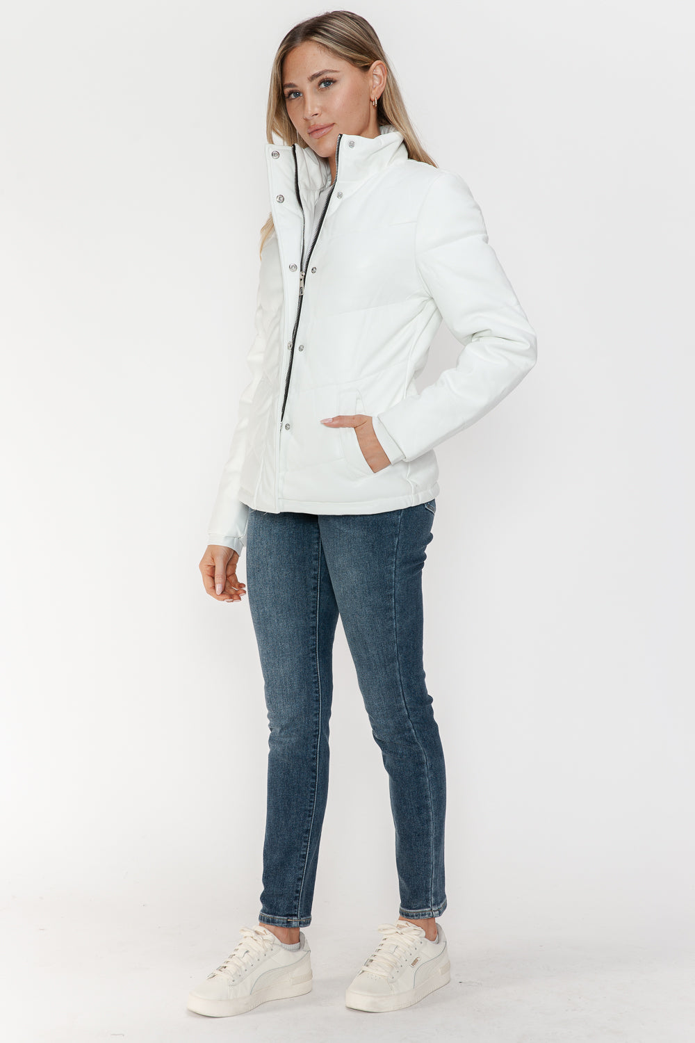 Snobbish Pocketed Zip Up Turtleneck Puffer Jacket Tops/Jackets/Sweaters Clothing Tops Ship from USA Snobbish TikTok Trendsi USPS Walmart Trendsi https://www.cyberehub.com