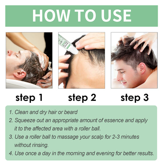 West&Month Hair Roller Balls Scalp Massage Moisturizing Hair Roots Thickening Hair Hair Treatment Roller Balls Essential Oil Health Beauty CJ USa USPS Muqe https://www.cyberehub.com