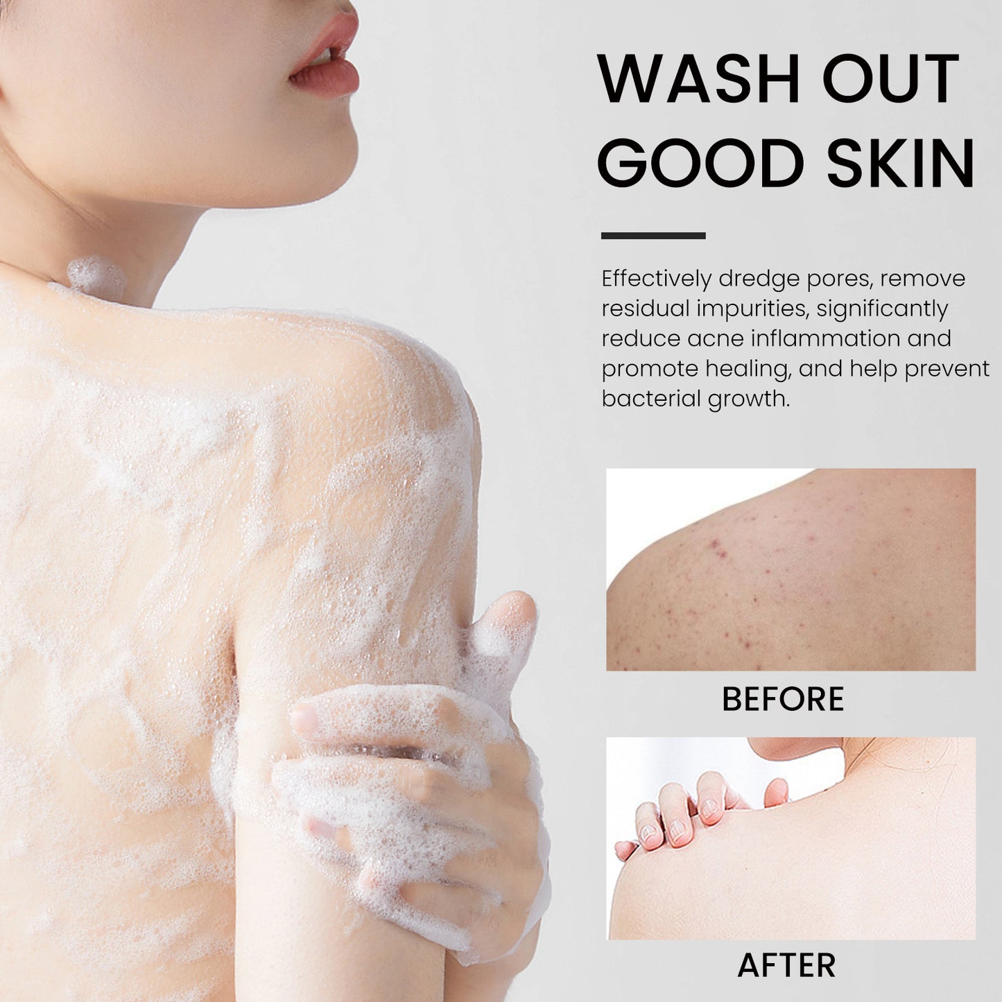 Carbon Clay Back Soap Whitening Body Cleansing Skin Lightening Dark Spots Acne Mark Exfoliating Moisturizing Brightening Soap Health & Beauty Health Eprolo https://www.cyberehub.com
