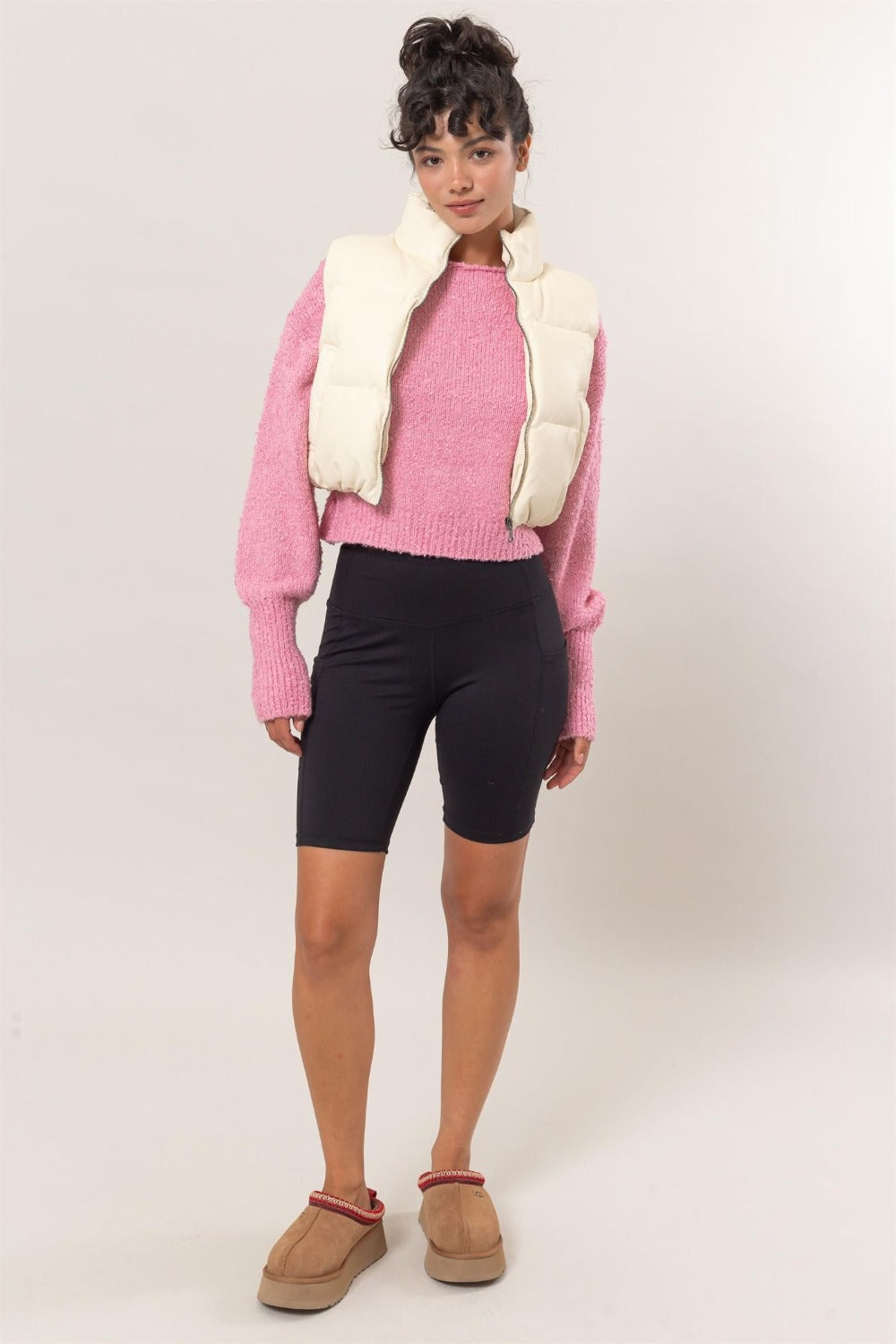 HYFVE Pocketed Solid Vest Coat Shirt Apparel Clothing Tops HYFVE Ship from USA Shirts USA Women Trendsi https://www.cyberehub.com