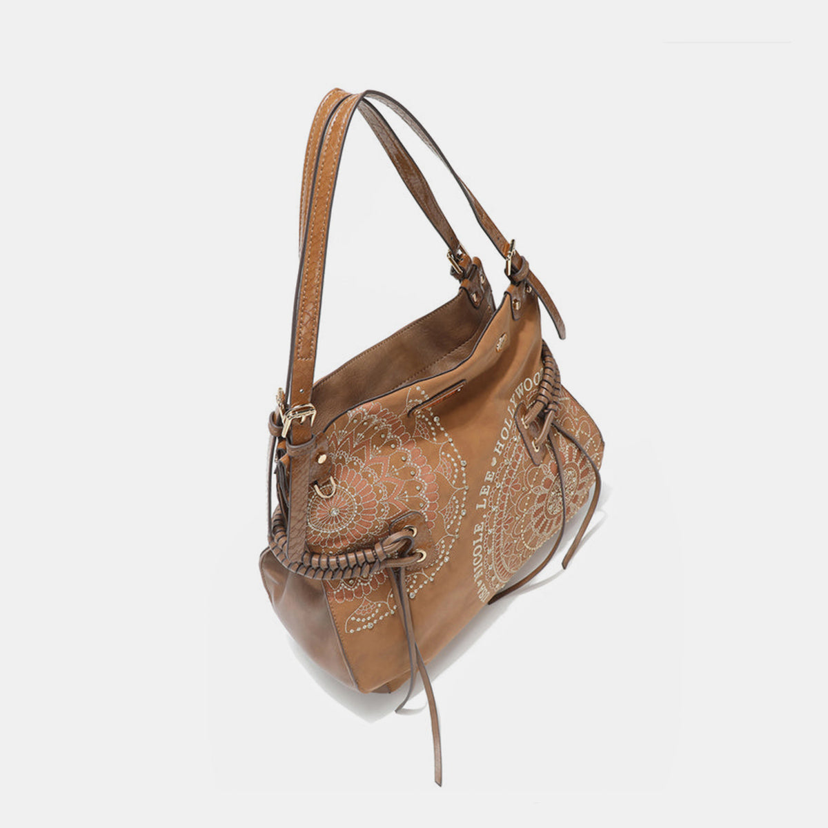 Nicole Lee USA Side Braided Tassel Inlaid Rhinestone Embroidery Hobo Bag Bag Bag Nicole Lee USA Ship from USA Women Trendsi https://www.cyberehub.com