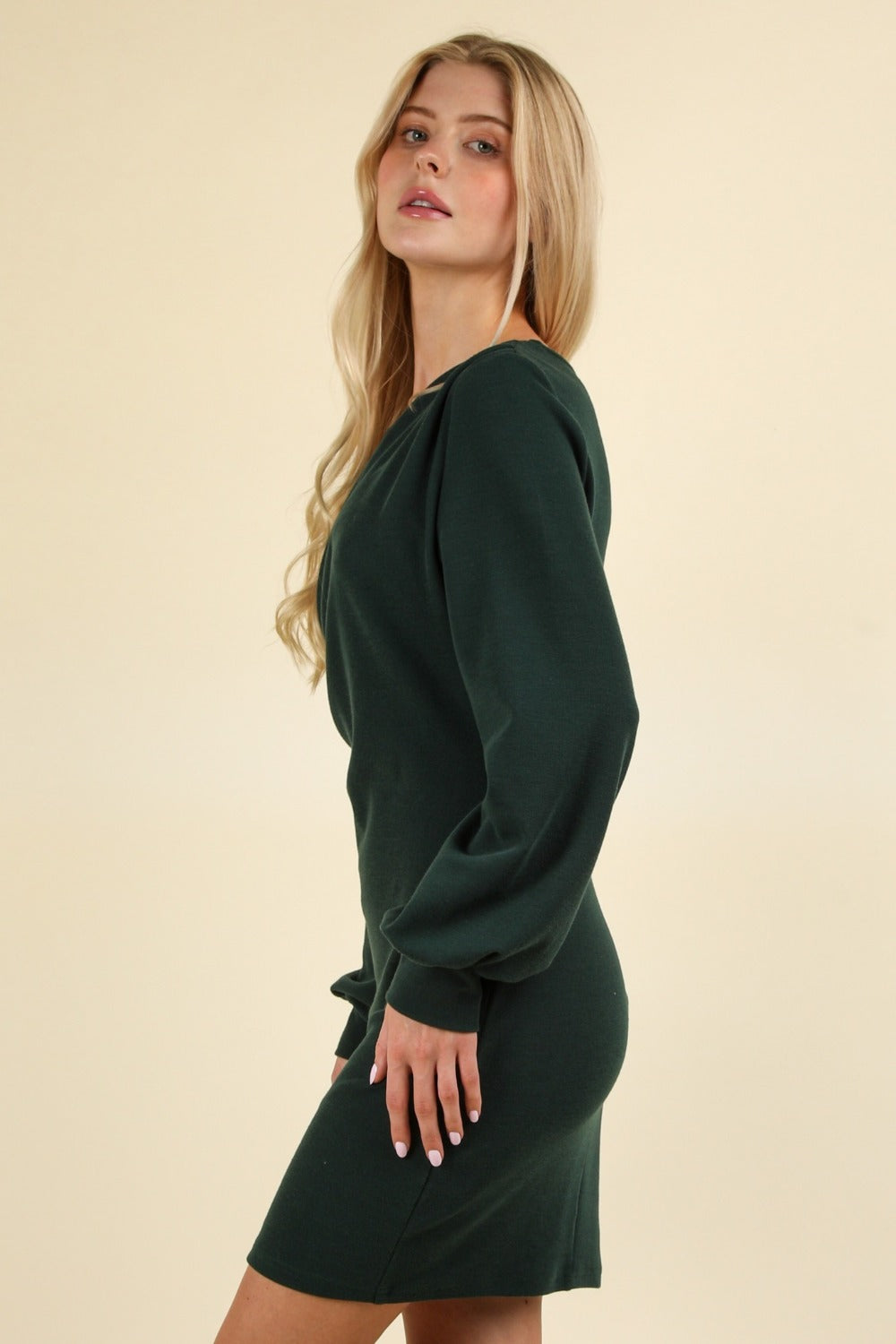 VERY J Ruched Detail Bodycon Mini Dress Apparel/Dress Dress Ship from USA TikTok Trendsi USPS VERY J Walmart Walmart Apparel Trendsi https://www.cyberehub.com