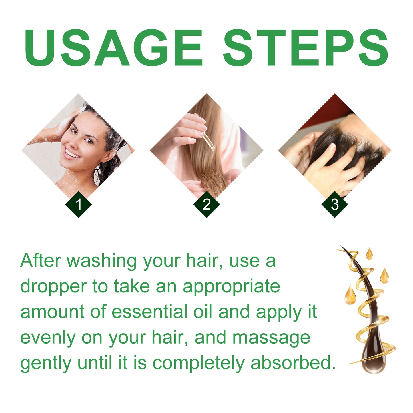 Black Castor Oil, Thickening Hair Repair Soft Massage Scalp To Strengthen Hair Strands Health Eprolo https://www.cyberehub.com