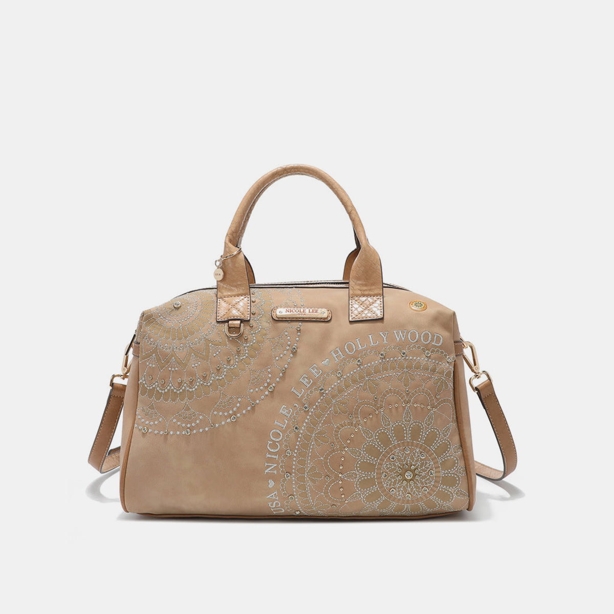Nicole Lee USA rhinestone Decor Boston Bag Bag Bag Nicole Lee USA Ship from USA Women Trendsi https://www.cyberehub.com