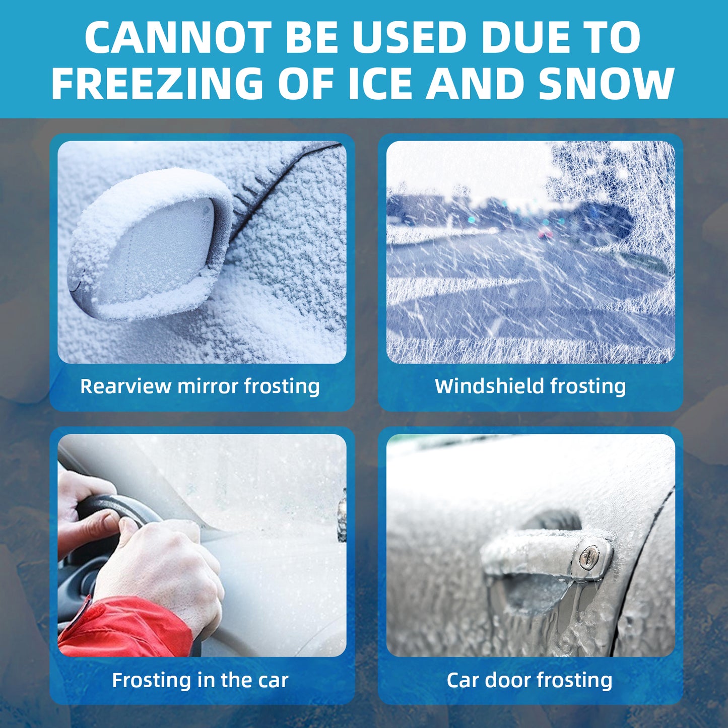 Rayhong Snow Remover, Car Windshield Defogging Deicing Quick Snow Melting Portable Heater Home Eprolo https://www.cyberehub.com