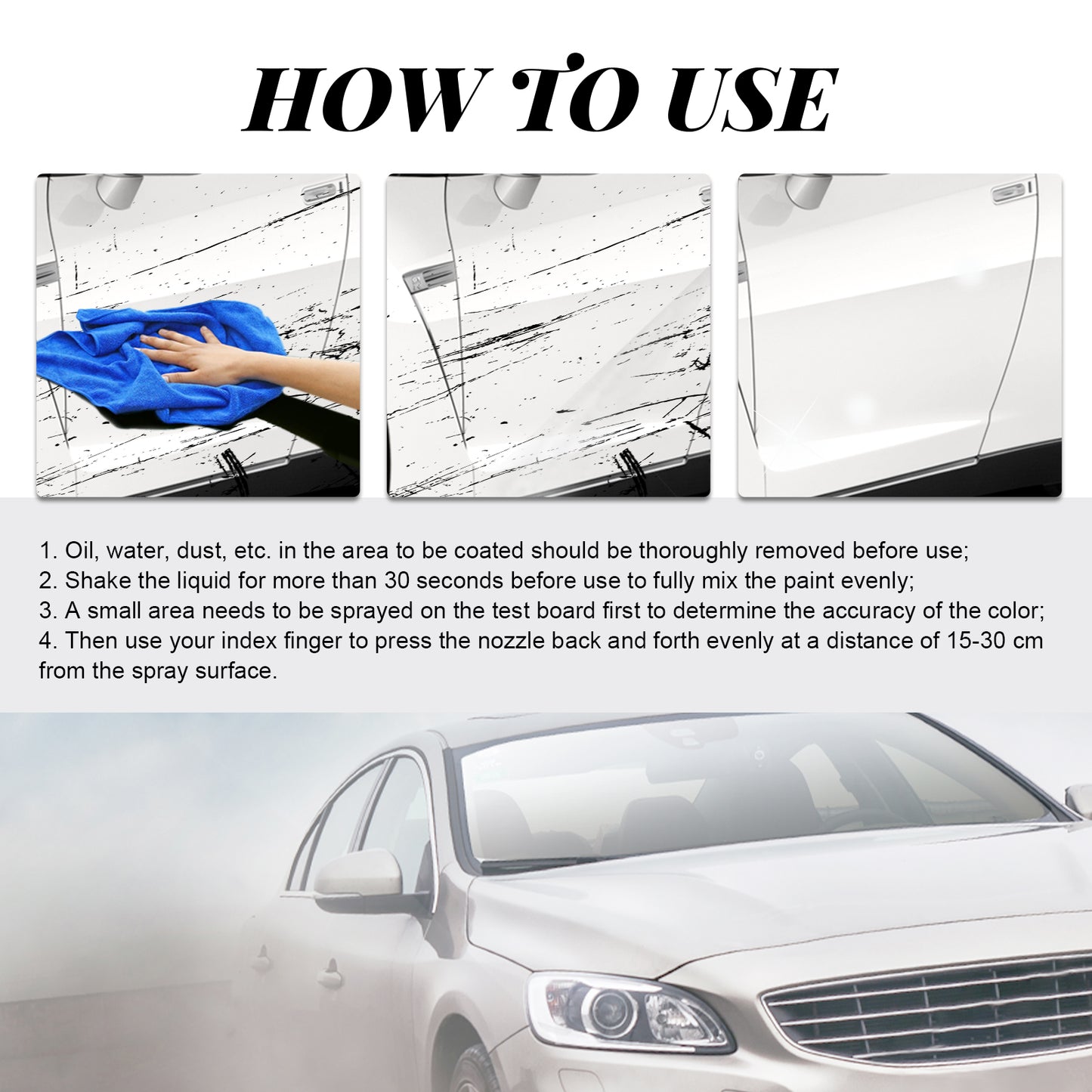 Car Scratch Removal Spray, Body Paint Scratch Repair Care Cleaning And Polishing Spray Automotive Automotive Eprolo https://www.cyberehub.com