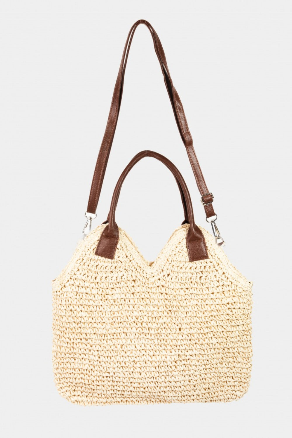 Fame Straw Braided Faux Leather Strap Shoulder Bag IV One Size Fame Accessories Ship from USA TikTok USA Trendsi https://www.cyberehub.com