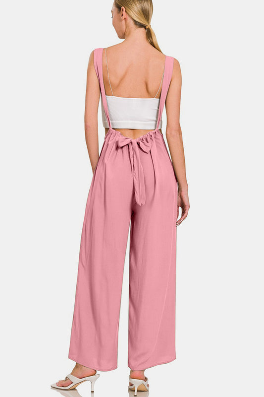 Zenana Pocketed Wide Strap Wide Leg Overalls Apparel/Tops Ship from USA TikTok Tops Trendsi USPS Walmart Walmart Apparel Zenana Trendsi https://www.cyberehub.com