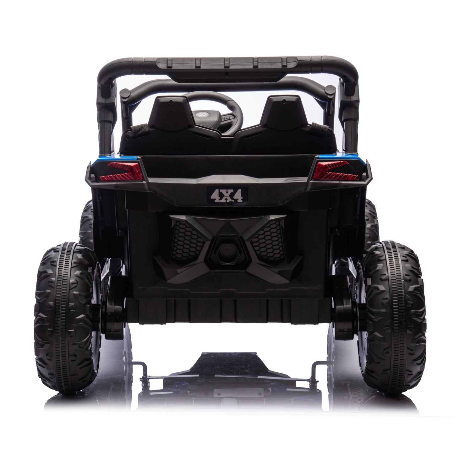 24V Two-Seater Kids Ride On UTV W/Parents Remote Control,Four-Wheel Suspension,Slow Start,Large wheel design,Anti-collision bar,Storage space,Music,USB,Bluetooth,Volume control,LED lights for Kids 3+. Giga Kids Out of stock Toys Giga https://www.cyberehub.com