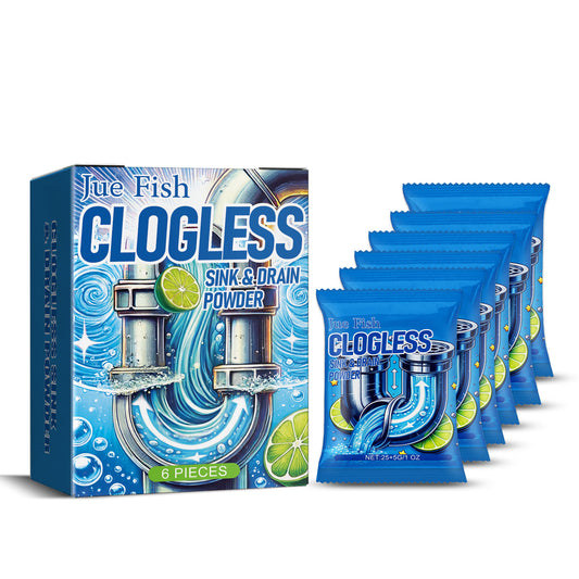 Jue-Fish Drain Remover Kitchen Toilet Drain Powder Oil Clogging Deodorant Cleaning Remover Home & Garden Home Goods Eprolo https://www.cyberehub.com