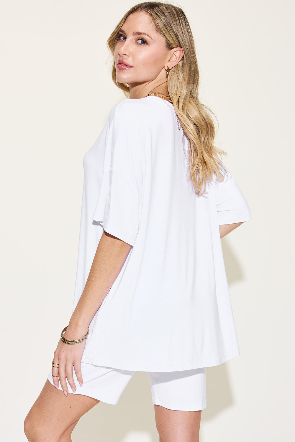 Basic Bae Full Size V-Neck Drop Shoulder T-Shirt and Shorts Set Apparel/Tops Basic Bae Ship from USA TikTok Tops Trendsi USPS Walmart Walmart Apparel Trendsi https://www.cyberehub.com
