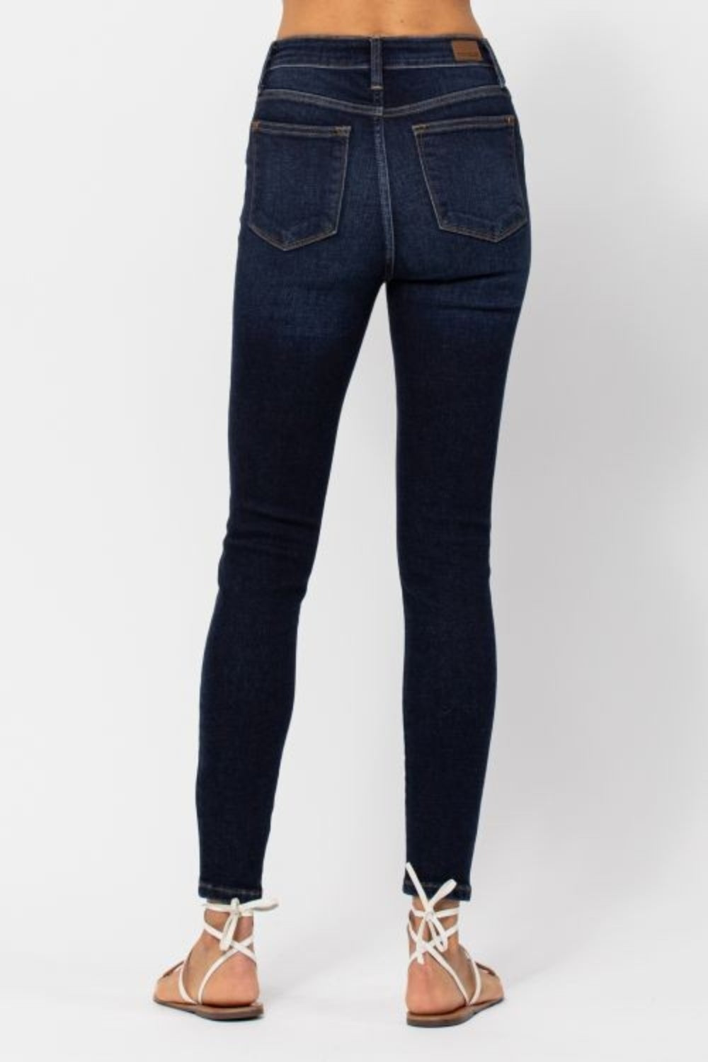 Judy Blue Full Size High Waist Handsand Skinny Jeans Bottoms Bottoms Clothing Judy Blue Ship from USA Women Trendsi https://www.cyberehub.com