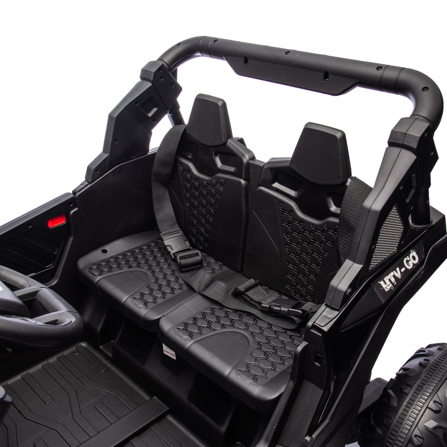 24V Two-Seater Kids Ride On UTV W/Parents Remote Control,Four-Wheel Suspension,Slow Start,Large wheel design,Anti-collision bar,Storage space,Music,USB,Bluetooth,Volume control,LED lights for Kids 3+. Giga Kids Toys Giga https://www.cyberehub.com