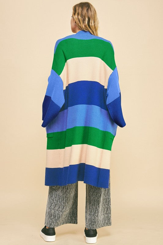 Davi & Dani Color Block Kimono Sleeve Open Front Cardigan Tops/Jackets/Sweaters Clothing Tops Davi & Dani Ship from USA TikTok Trendsi USPS Walmart Trendsi https://www.cyberehub.com