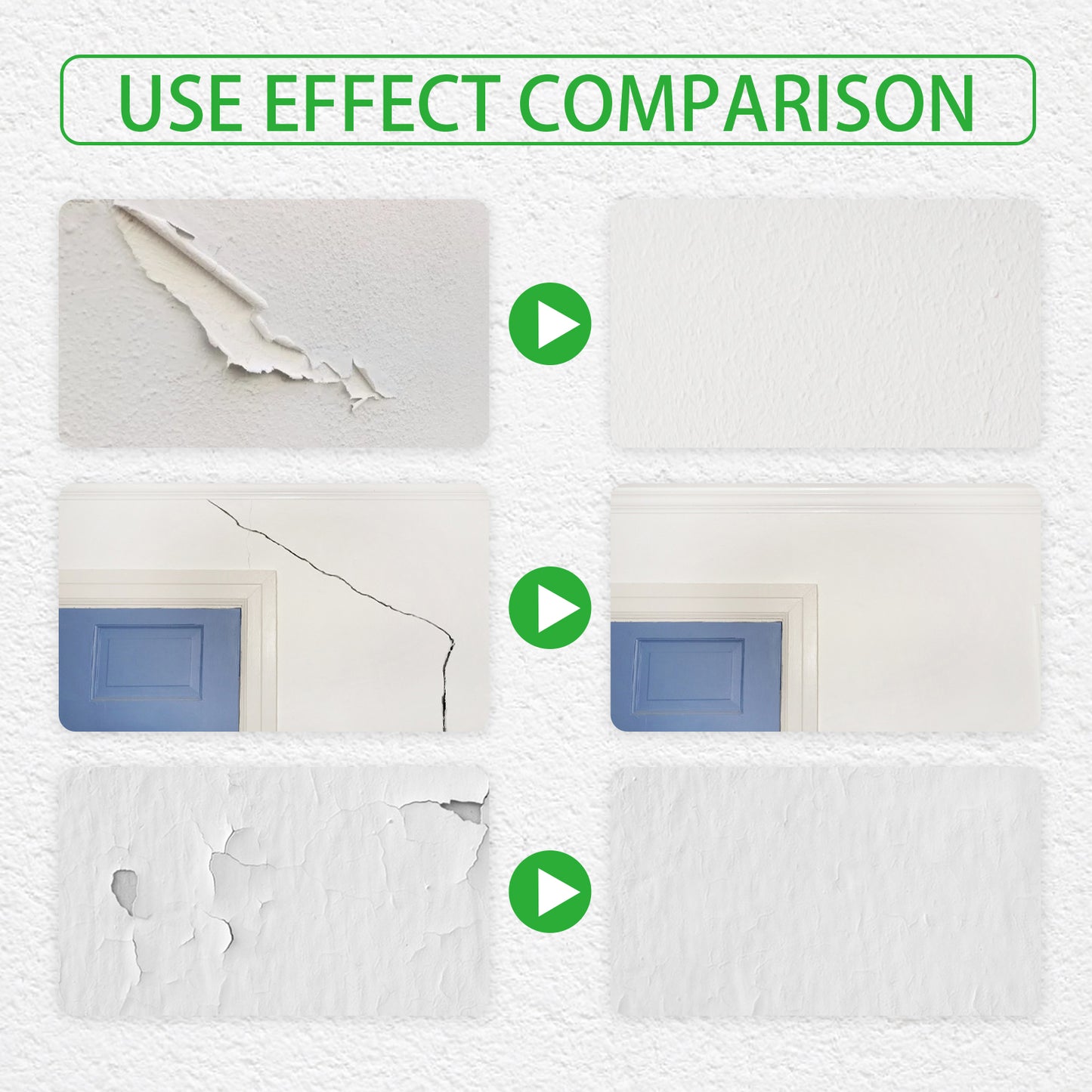 Jaysuing Wall Repair Paint: White Wall Repair Roller Brush Moisture-Proof Peeling Cover Stains And Cracks Renovation Paint Home Eprolo https://www.cyberehub.com