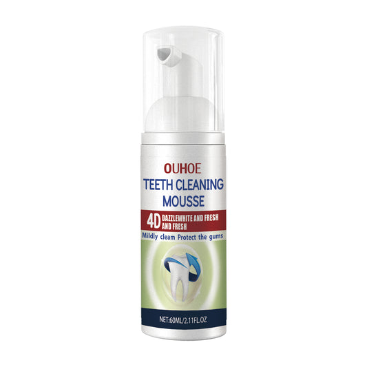 Tooth Cleaning Mousse, Mouth Clean Fresh Bright White Anti-decay Foam Toothpaste Health Eprolo https://www.cyberehub.com