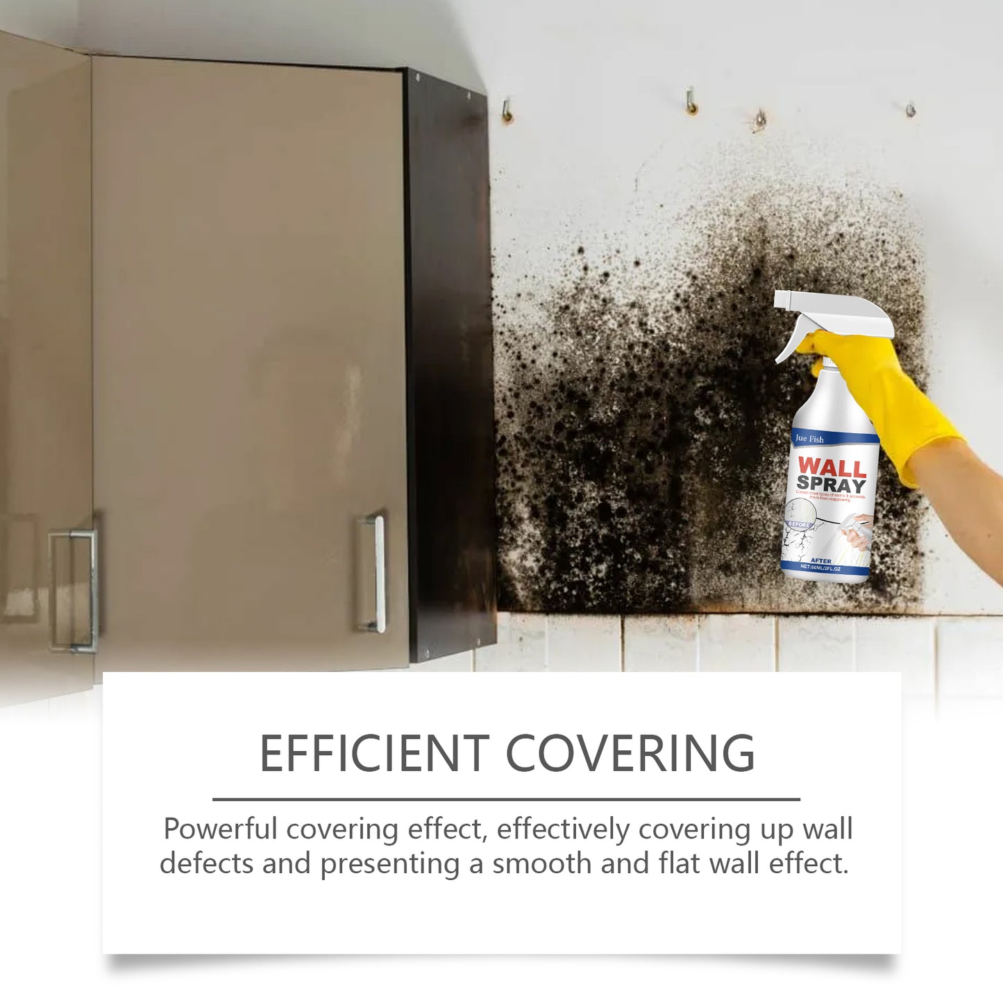Jue-Fish Wall Spray Paint, Repair Household Cover Stains, Wall Fall Off Indoor Renovation Straight Paint Home Eprolo https://www.cyberehub.com
