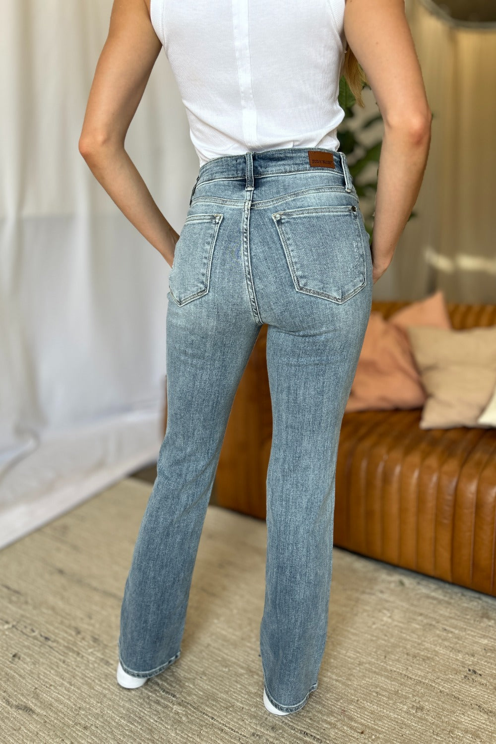 Judy Blue Full Size Medium Rise Bootcut Jeans Bottoms Bottoms Clothing Judy Blue Ship from USA Women Trendsi https://www.cyberehub.com
