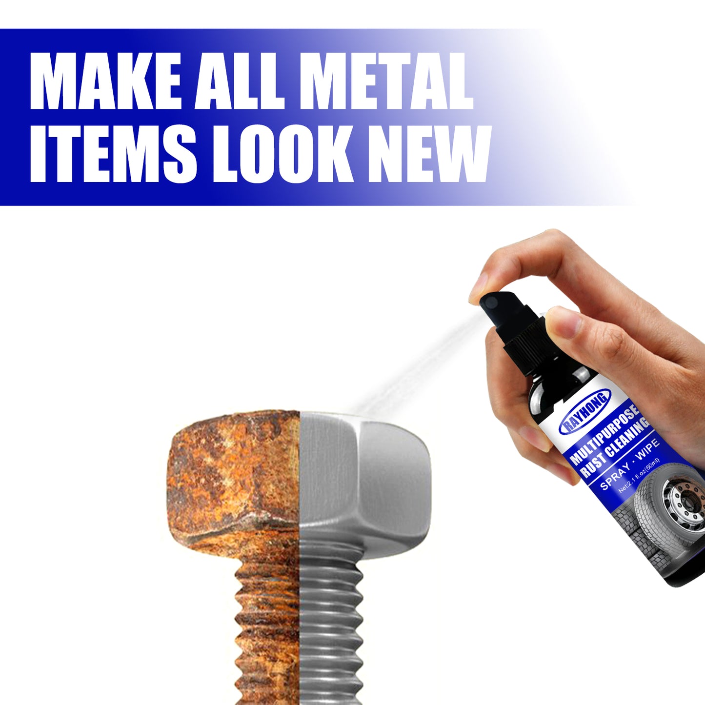 Rayhong Multipurpose Rust Cleaning, Metal Door And Window Cleaning Rust Remover Screws Bolt Loosening Rust Remover Converter Automotive Eprolo https://www.cyberehub.com