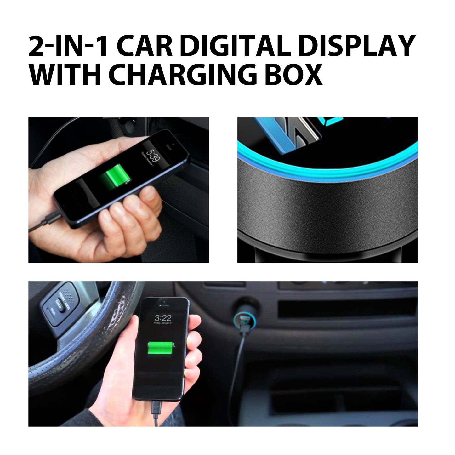 2-In-I Sterl Th Car Signal Jammer With Charging Pod, Car Dual USB Interface Mobile Phone Multi-Function Charger Automotive Automotive Eprolo https://www.cyberehub.com