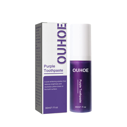 Purple Whitening Toothpaste, Clean Stains Gums Care Breath Fresh White Toothpaste Health Eprolo https://www.cyberehub.com