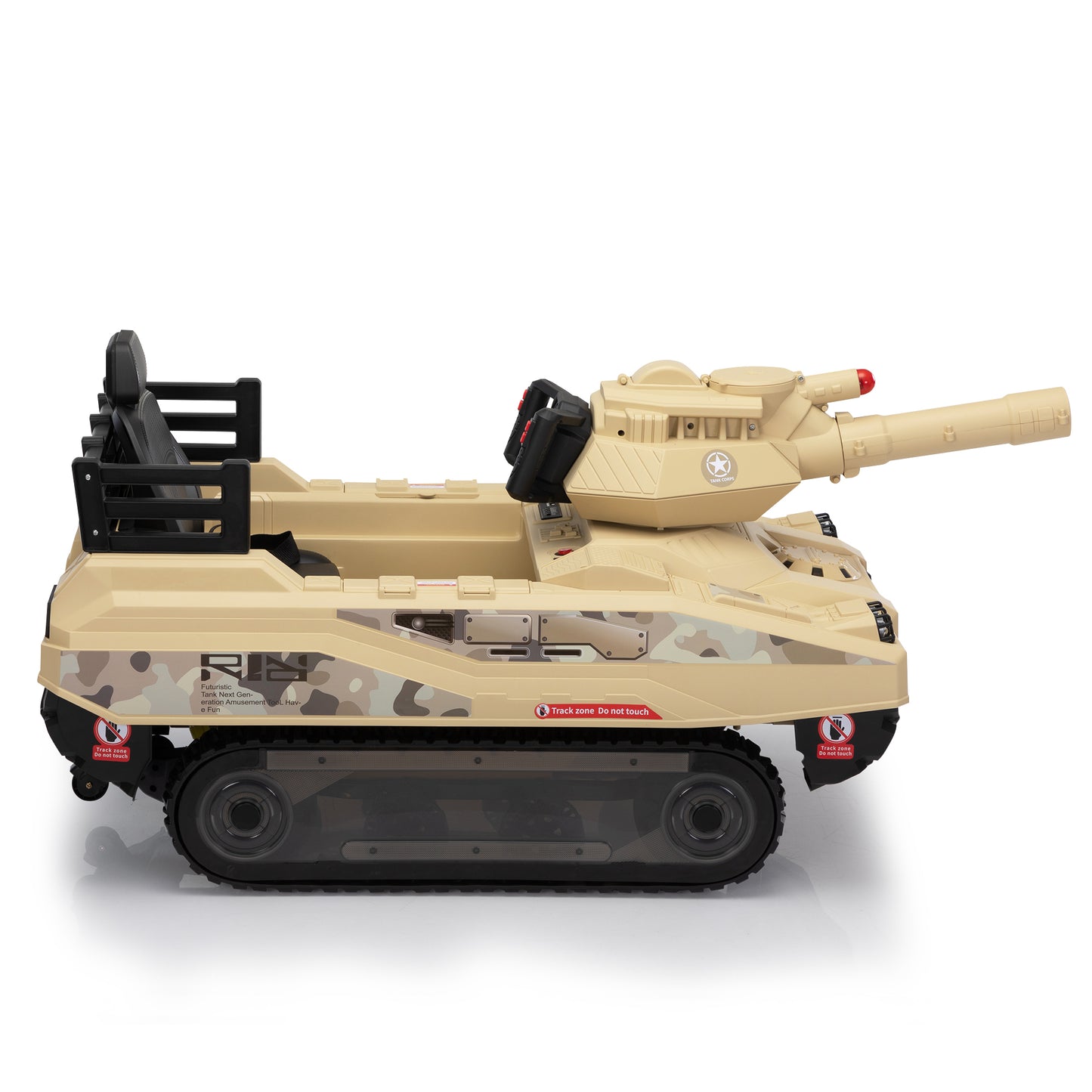 Ride On Tank 24V Thunder Tank Car with Fighting Cannon and Rotating Turret, Remote Control, Lights, Music, Military Battery Powered Truck Toy Gift for Boys Girls, 3-8 Years Old, Desert Yellow Car Giga GNJ Toys Walmart Giga https://www.cyberehub.com